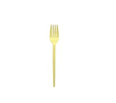 Garfo Sobremesa Amarelo Candy C/25 Forfest