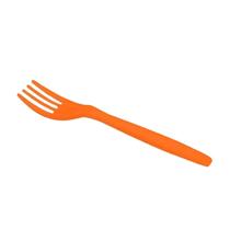 Garfo sobremesa laranja c/50un.
