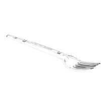 Garfo sobremesa transparente Prafesta caixa c/1000un Garfo sobremesa transparente Prafesta caixa c/1000un