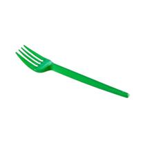 Garfo sobremesa verde bandeira c/50un.