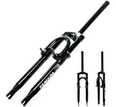 Garfo Suspensão De Bike Aheadset Aro 26 V-brake Preto