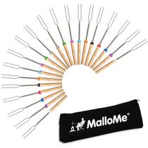 Garfo Telescópico MalloMe para Assar Marshmallow 81 cm - Pacote com 20 Unidades Garfo Telescópico MalloMe para Assar Marshmallow 81 cm - Pacote com 20 Unidades