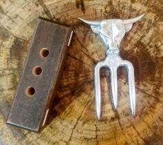 Garfo tridente de alumínio Garfo tridente de alumínio