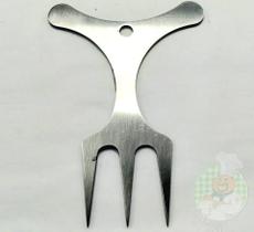 Garfo Tridente para Churrasco em Inox
