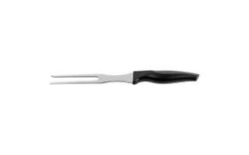 Garfo Trinchante Brinox Cross 29 cm Em Aço Inox Com Cabo Preto
