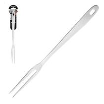 Garfo trinchante de inox 31cm comprimento para cozinha carne ou churrasco Garfo trinchante de inox 31cm comprimento para cozinha carne ou churrasco