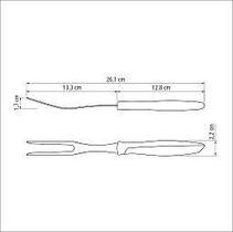 Garfo Trinchante Inox Plenus Preto Tramontina Preto