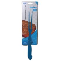 Garfo Trinchante para Churrasco Cabo Anatômico 15cm Cortex