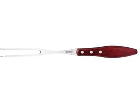 Garfo Trinchante Tramontina em Aço Inox e Cabo Vermelho Polywood