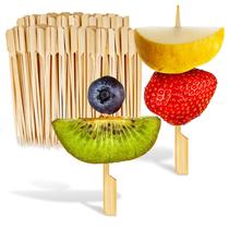 Garfos de aperitivo de bambu para estocar sua casa 500 unidades de 3,5 cm