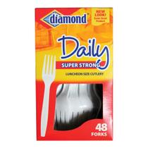 Garfos de plástico Alltrista Diamond Heavy Duty, pacote com 48 Garfos de plástico Alltrista Diamond Heavy Duty, pacote com 48