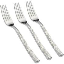 Garfos descartáveis Supernal Silver Plastic 300 unidades