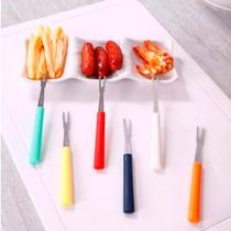 Garfos para Petisco Conjunto 6 Peças Inox Cabos Coloridos 13cm - James F