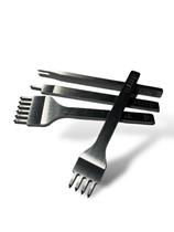 Garfos Vazador Furo Redondo Couro Cinzel Costura Furação 4mm Garfos Vazador Furo Redondo Couro Cinzel Costura Furação 4mm