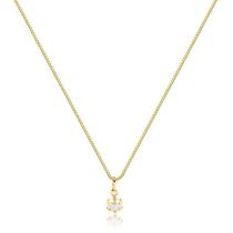 Gargantilha 40cm + 5cm Extensor Pérola Folheada Ouro Gargantilha 40cm + 5cm Extensor Pérola Folheada Ouro