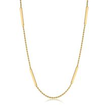 Gargantilha 50cm Extensor 5cm Malha Italina Tubetes Gargantilha 50cm Extensor 5cm Malha Italina Tubetes