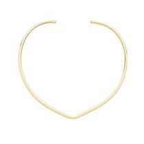 Gargantilha ava folheada a ouro 18k Gargantilha ava folheada a ouro 18k