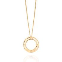 Gargantilha banhada a ouro 18k abençoado por deus Cód. 5316145000 TAM 50 CM