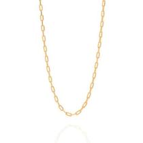 Gargantilha banhada a ouro 18k fio longo diamantado - tam.60 5319966000