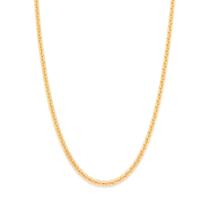 Gargantilha banhado ouro 3x 24k 18k e 22k feminino elos cadeado quadrados rommanel 50 cm 45 cm 532493 Gargantilha banhado ouro 3x 24k 18k e 22k feminino elos cadeado quadrados rommanel 50 cm 45 cm 532493