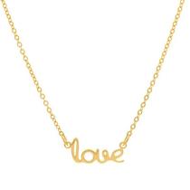 Gargantilha banhado ouro 3x 24k 18k e 22k feminino love elos ovais rommanel 50cm 45cm 531601