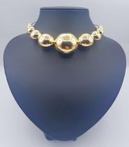 Gargantilha bolinhas banhada a ouro 18k Gargantilha bolinhas banhada a ouro 18k