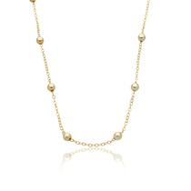 Gargantilha Choker Colar Feminino com Bolinhas Ouro 18k Leve Gargantilha Choker Colar Feminino com Bolinhas Ouro 18k Leve