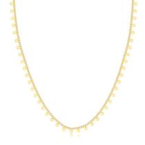 Gargantilha Choker Com Bolinhas Folheada A Ouro Gargantilha Choker Com Bolinhas Folheada A Ouro