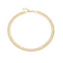 Gargantilha choker folheada a ouro 531981 Rommanel