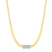 Gargantilha Choker Malha Cobra Com Tubinhos Folheada A Ouro Gargantilha Choker Malha Cobra Com Tubinhos Folheada A Ouro