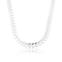 Gargantilha Choker Prata 990 Colar Feminino Antialérgico