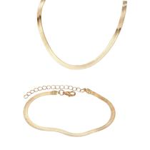 Gargantilha Colar Choker Feminino Fita Laminada Dourado Folheado