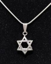 Gargantilha/colar/corrente Com Pingente Estrela De Davi Gargantilha/colar/corrente Com Pingente Estrela De Davi