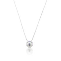 Gargantilha Colar Feminino Pingente Delicado Prata 990