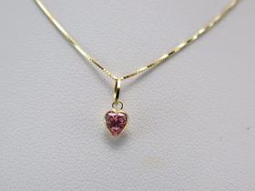 Gargantilha Colar Ponto De Luz Coração Em Ouro 18k-750