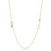 Gargantilha Com Flecha E Coração Lateral Folheada A Ouro Gargantilha Com Flecha E Coração Lateral Folheada A Ouro