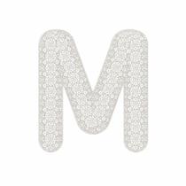 Gargantilha com Inicial Letra Cravejada com pedras de Zircônia 40cm 45cm 50cm V12 Prata 925 Legítima