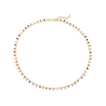 Gargantilha com miçangas folheada COLORIDO 532157 Rommanel