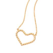 Gargantilha com pingente coração banhada 532585 Rommanel