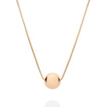 Gargantilha com pingente esfera banhada 532549 Rommanel