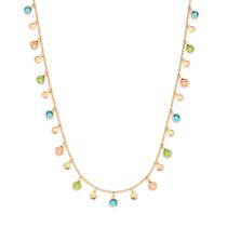 Gargantilha conchas banhada a ouro COLORIDO 532587 Rommanel