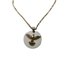 gargantilha coração espírito santo negro 45 cm gargantilha coração espírito santo negro 45 cm