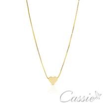 Gargantilha Coração Pequeno Banhada a Ouro 18k com Pingente Gargantilha Coração Pequeno Banhada a Ouro 18k com Pingente