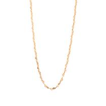 Gargantilha Cordão Corações Entrelaçado 50Cm Rommanel 531472 Cor:Dourado