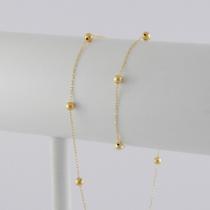 Gargantilha Corrente Bolinhas 45 Cm 4.0 Ouro 18k 750 Gargantilha Corrente Bolinhas 45 Cm 4.0 Ouro 18k 750