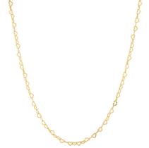 Gargantilha Corrente Choker Cordão Feminino Coração Ouro 18k