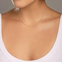 Gargantilha corrente Rommanel folheada a ouro fio grumet Cód. 530694