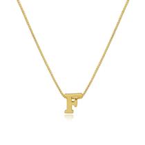 Gargantilha de Letras Folheado a Ouro 18k Gargantilha de Letras Folheado a Ouro 18k