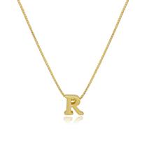 Gargantilha de Letras Folheado a Ouro 18k Gargantilha de Letras Folheado a Ouro 18k