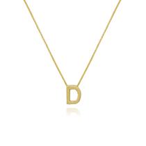 Gargantilha de Letras Folheado a Ouro 18k